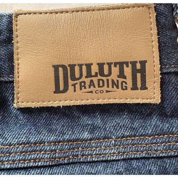Duluth Trading Co. Ballroom Jeans Relaxed Fit Men’s Size 35x33 Durable Workwear - Picture 9 of 13